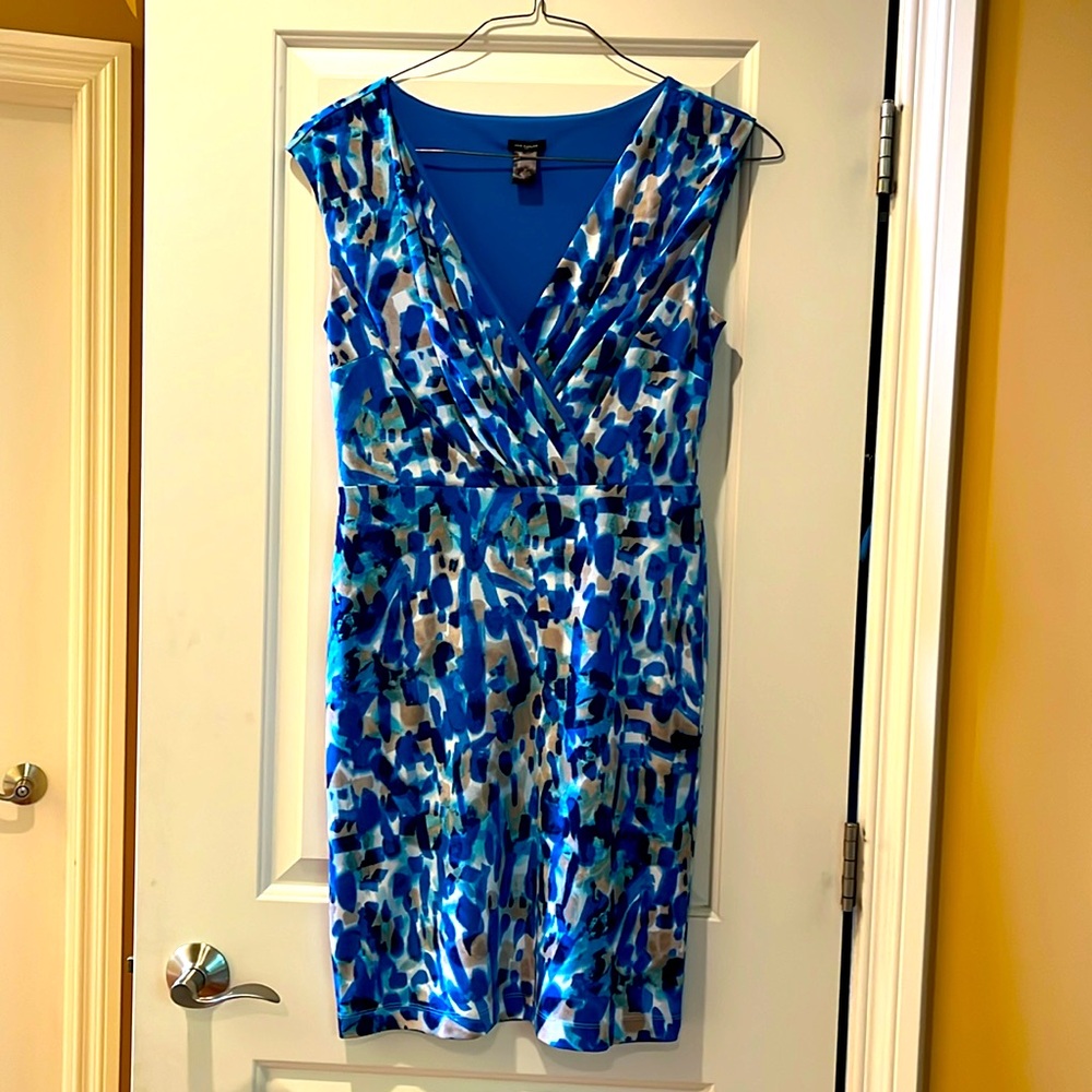EUC Ann Taylor Abstract Pattern Dress